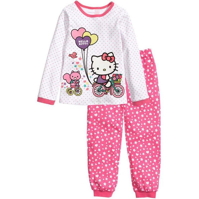 Girls Hello Kitty Pyjamas, Size 2-7 Yrs