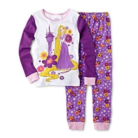 Floral Princess Pyjamas, Size 2-7 Yrs