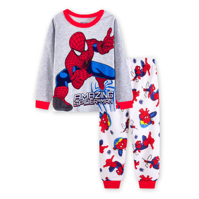Boys Spider-Man Pyjamas, Size 2-7 Yrs