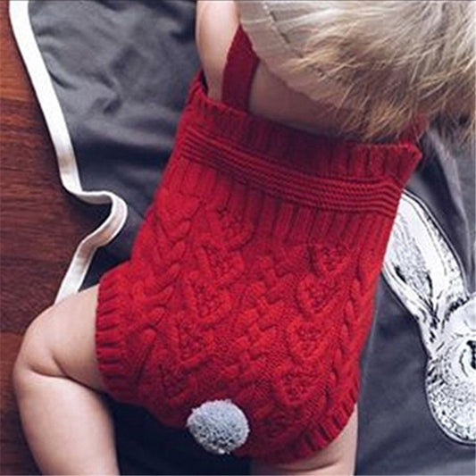Baby Snuggles Knitted Romper Suit, Red, Size 9M-24M