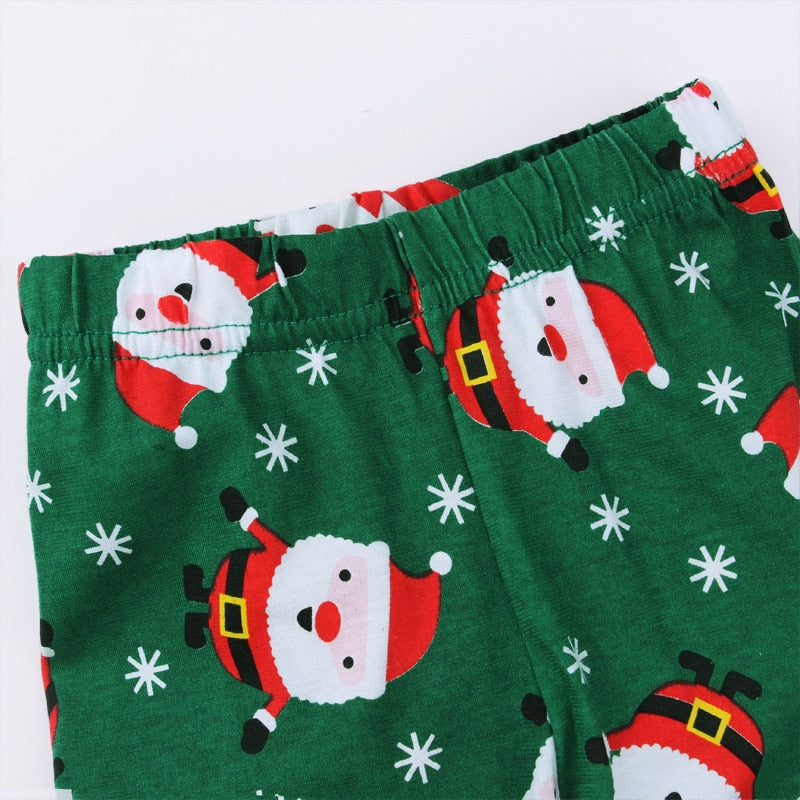 Santas Little Helper Green Pyjamas, Size 2-7 Yrs