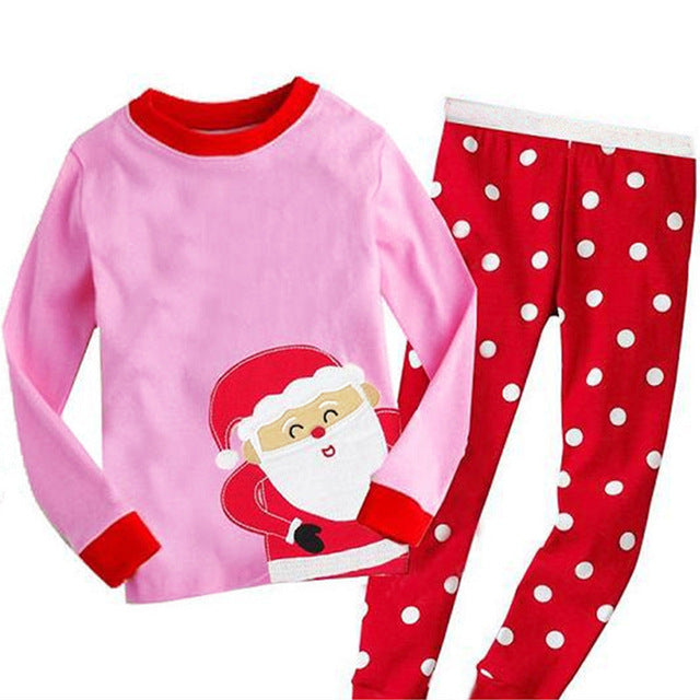 Santa Spot Pyjamas, Size 2-7Yrs