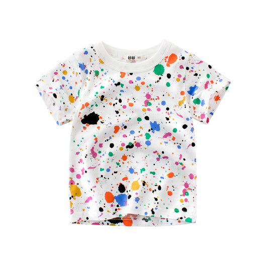 Boys Colour Splash T-Shirt 2-8 Yrs